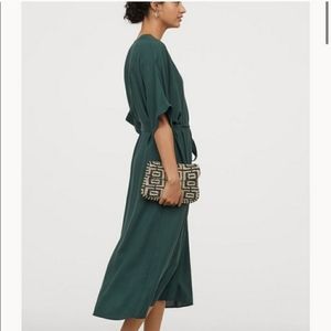 Dark Green Kaftan Dress